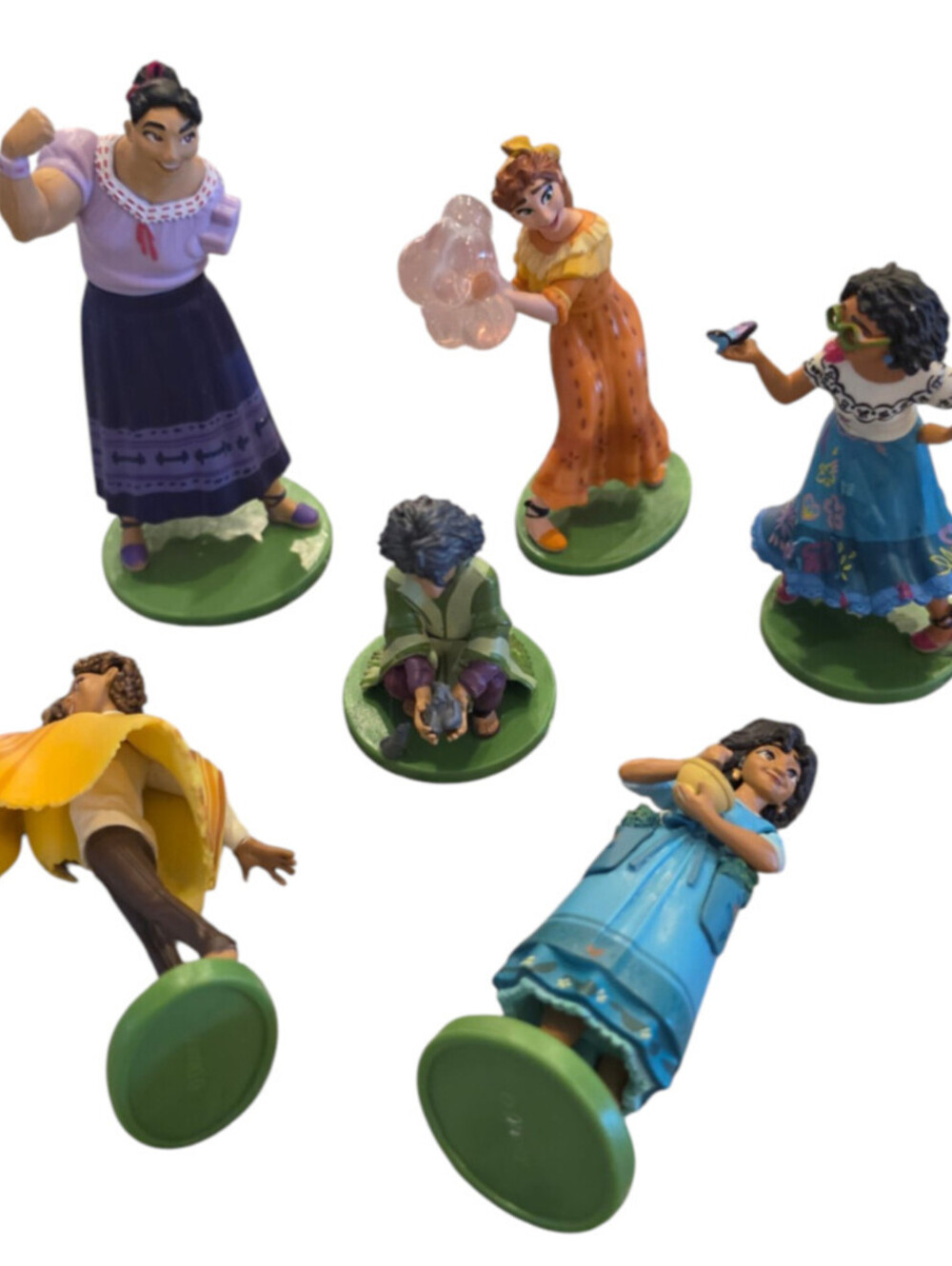 Set of 6 Disney Store Official Encanto Deluxe Figurine Play Set